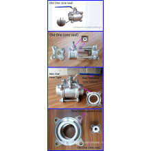 New Stainless Steel 3 Piece Thread Ball Valve